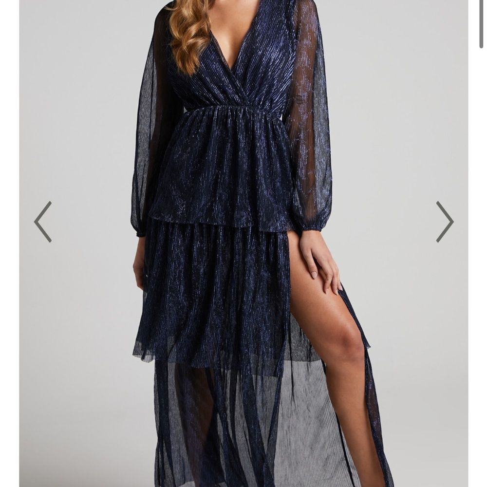 Showpo Maxi Dress in Midnight Blue